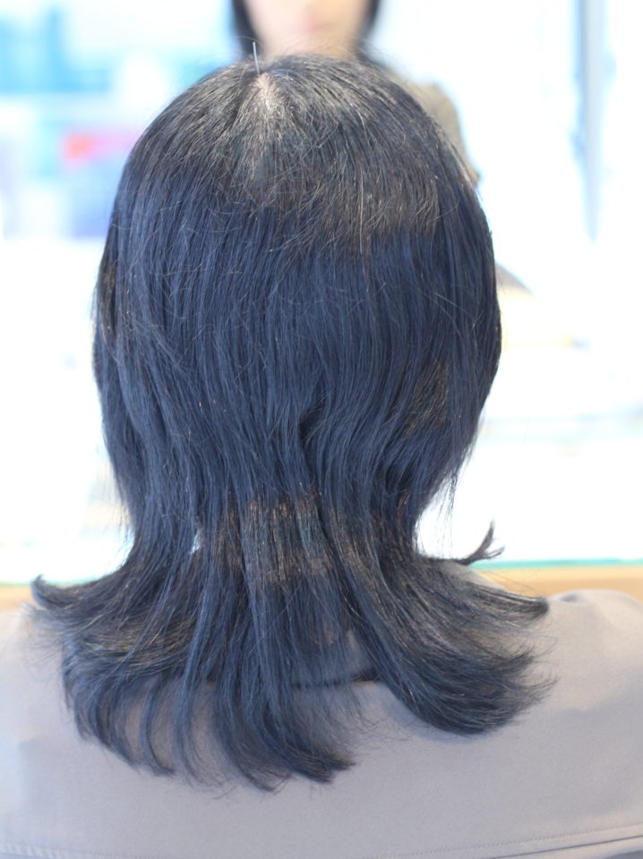ブログ見てご来店 梳きすぎの髪の毛に自然な内巻きの縮毛矯正 座間 相模原 クセ毛美容師石川のブログ