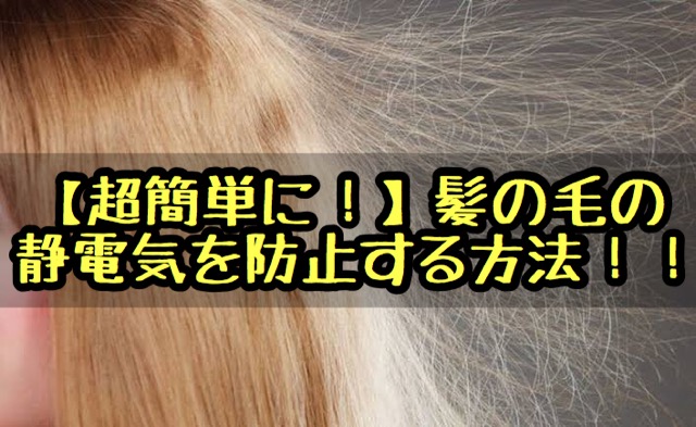 超簡単に 髪の毛の静電気を防止する方法 座間 相模原 クセ毛美容師石川のブログ