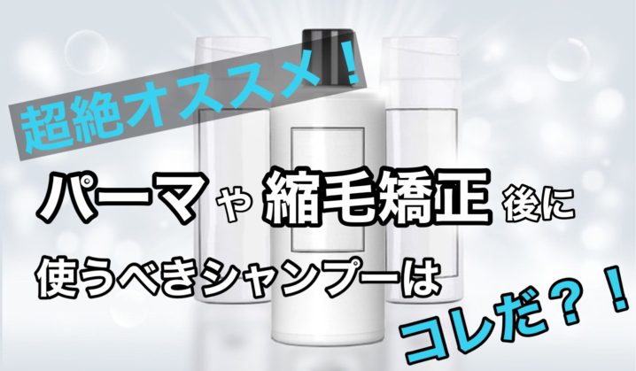 超絶オススメ パーマや縮毛矯正後に使うべきシャンプーはコレだ 座間 相模原 クセ毛美容師石川のブログ